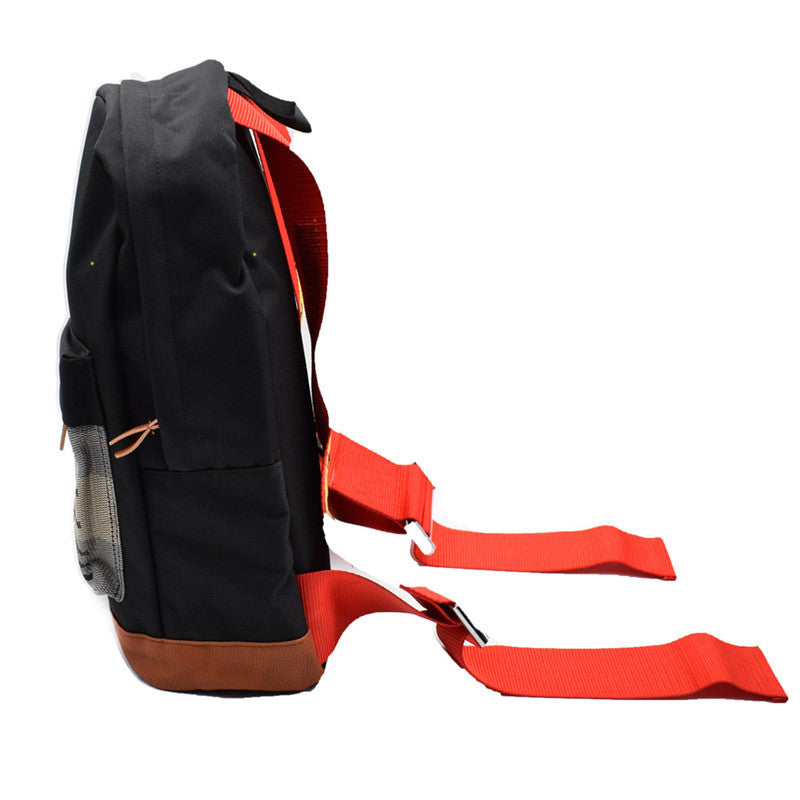 JDM Style Bride Fabric Backpack Racing Seat Belt Harness Straps Shoulders Bag