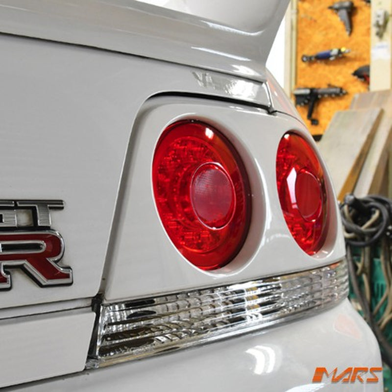 R35 GTR Style Red LED Tail Lights for R33 Skyline Coupe GTS-T GT-R GT-T RB250DET
