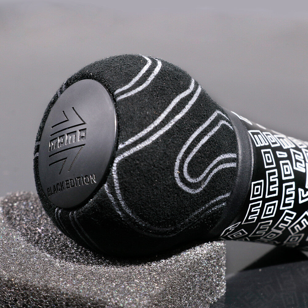 Momo ULTRA BLACK EDITION Graffiti Suede Leather Manual Gear Stick Shift Knob