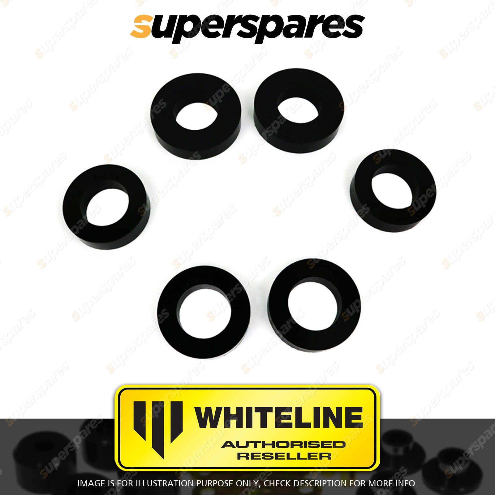 Whiteline Rear Subframe Align Lock Kit Bushing for NISSAN SKYLINE R32 R33 R34