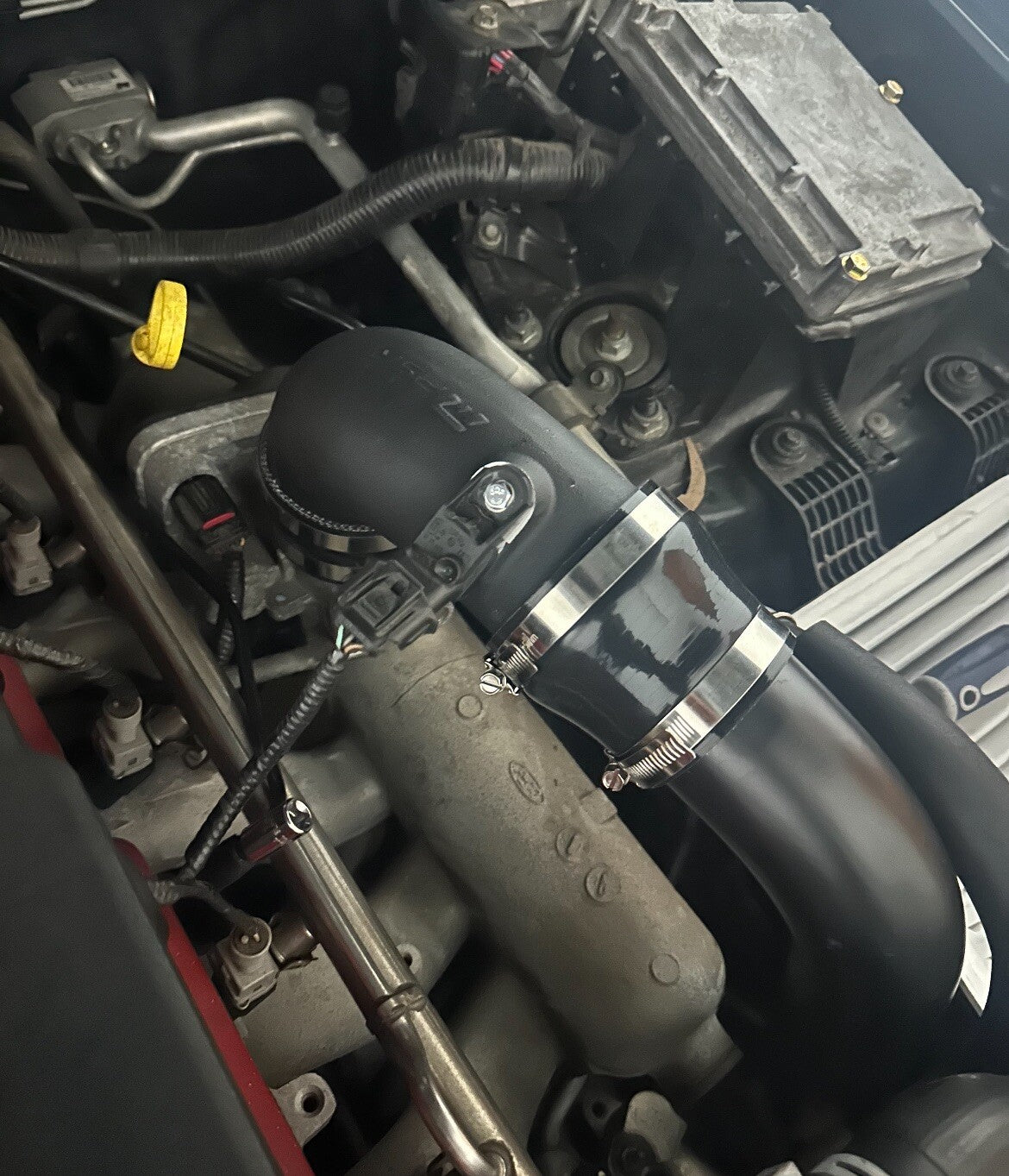 PSR FG Falcon Turbo Cast Intake Elbow - No BOV Port - BLACK