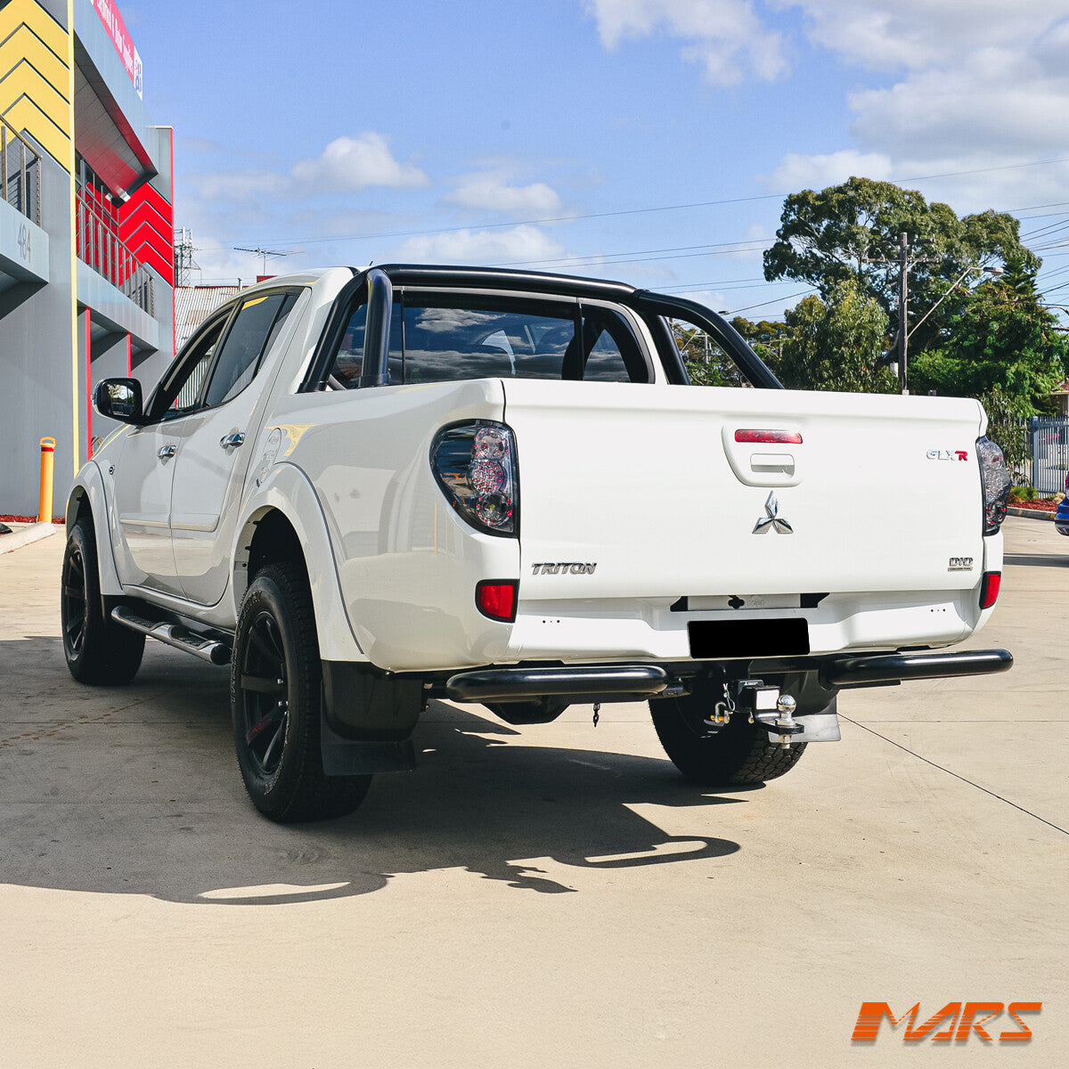 Smoked Black LED Tail Lights for MITSUBISHI TRITON 2006-2014 ML MN UTE PICK UP