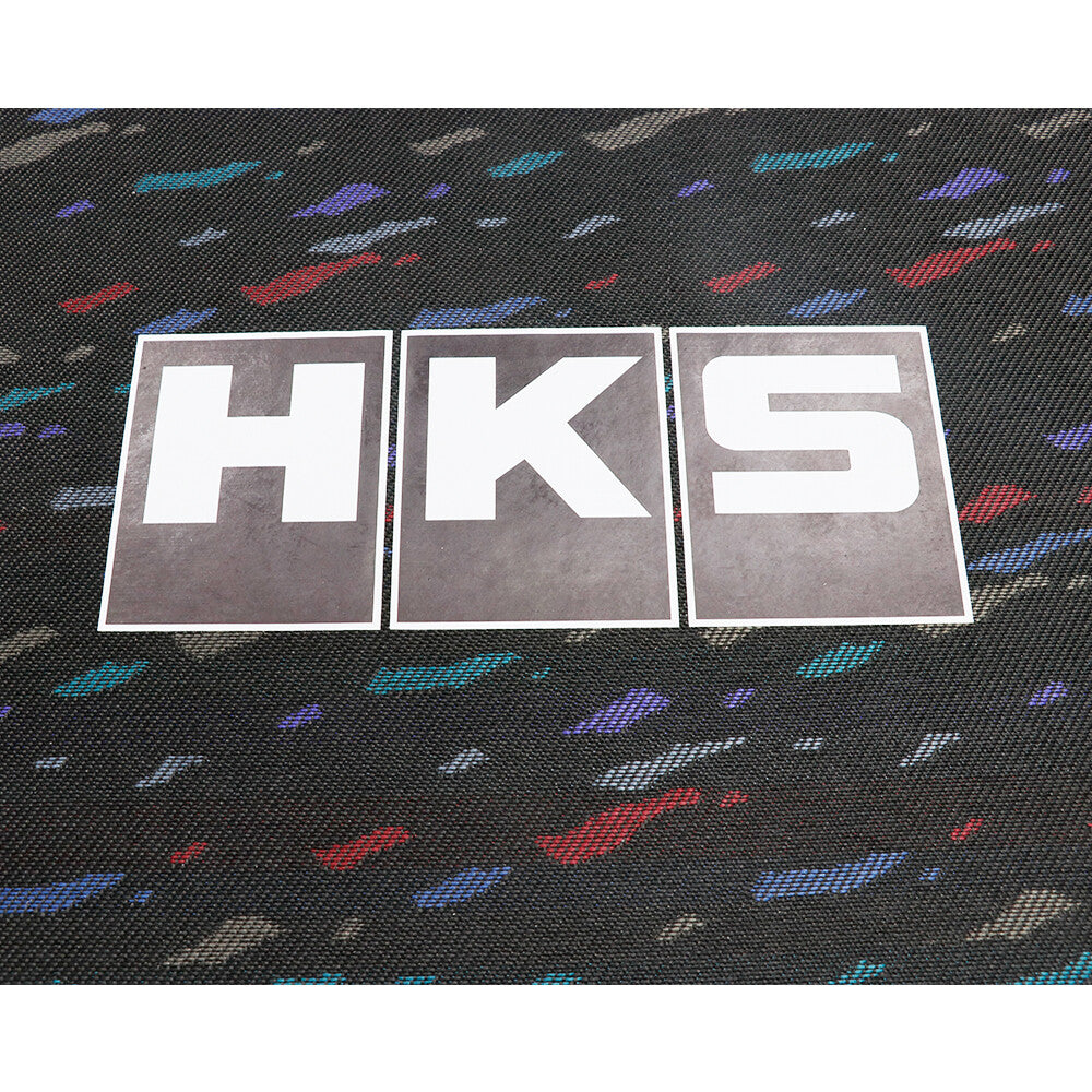 4Pcs/Set JDM HKS Le Mans Confetti Fabric Floor Mats Car Interior Carpets
