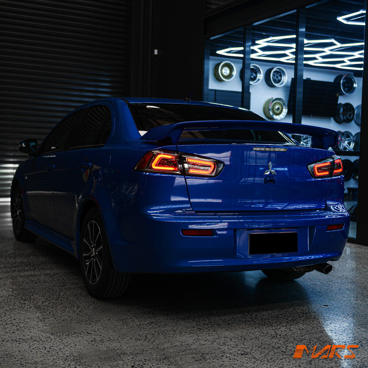 MARS Full Smoked LED Tail Lights for MITSUBISHI LANCER CJ CF SEDAN 07-19 EVO X