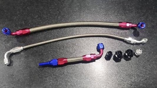 Oil & Water Braided Line Kit for Nissan Skyline RB20/RB25/RB30 R32 R33 R34