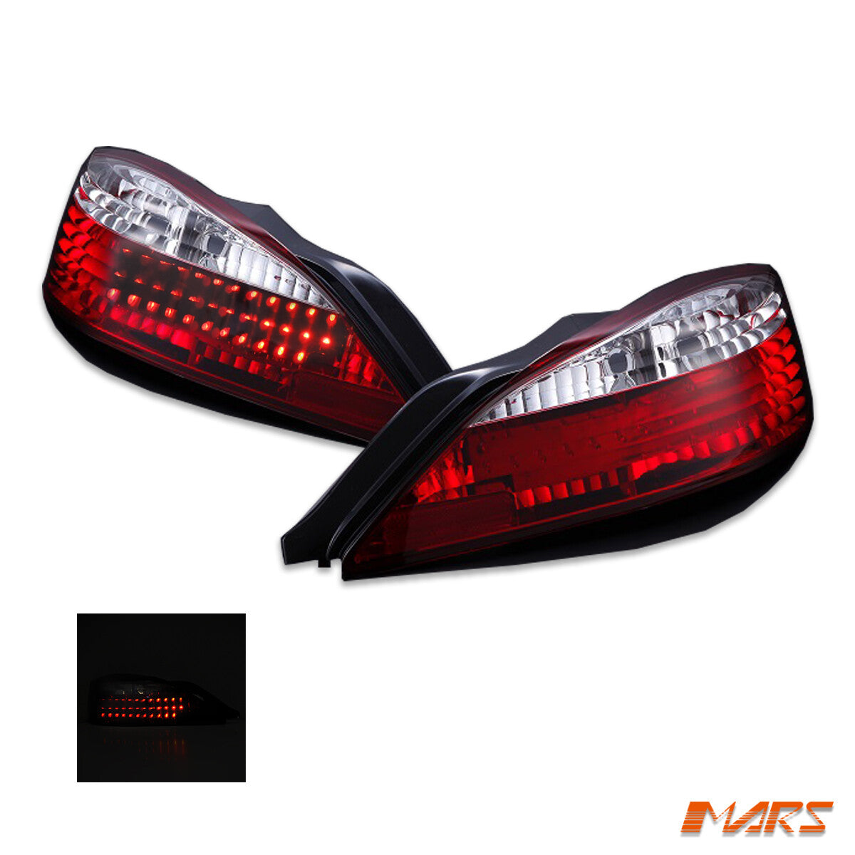 JDM Clear RED LED Tail Lights for NISSAN Silvia 200SX S15 SR20DET Jap Spec Turbo