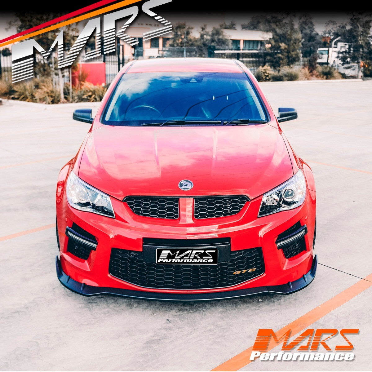 Matt Black Front Bumper Bar Lip Spoiler for HSV GEN-F GTS & Maloo GTS Bodykit VF