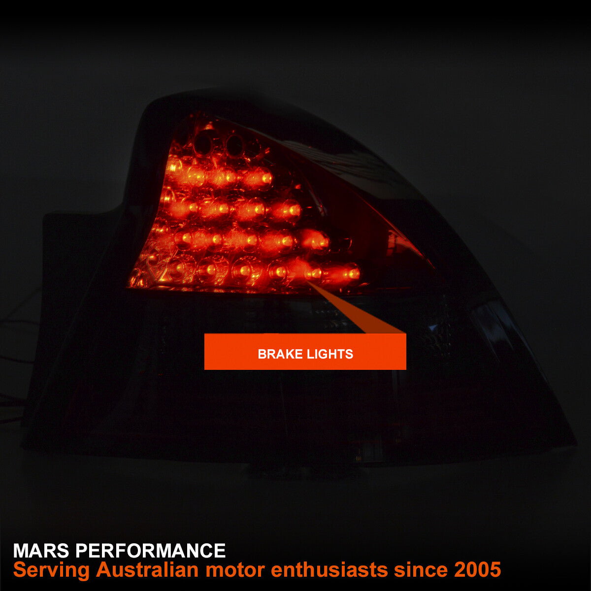 Smoke Red LED Tail Lights for HOLDEN Commodore VY Sedan 02-04 S SS SV8 Executive