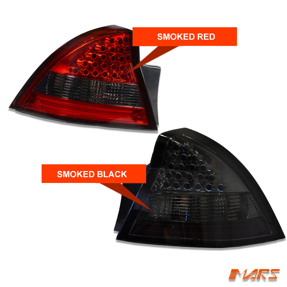 Smoke Red LED Tail Lights for HOLDEN Commodore VY Sedan 02-04 S SS SV8 Executive