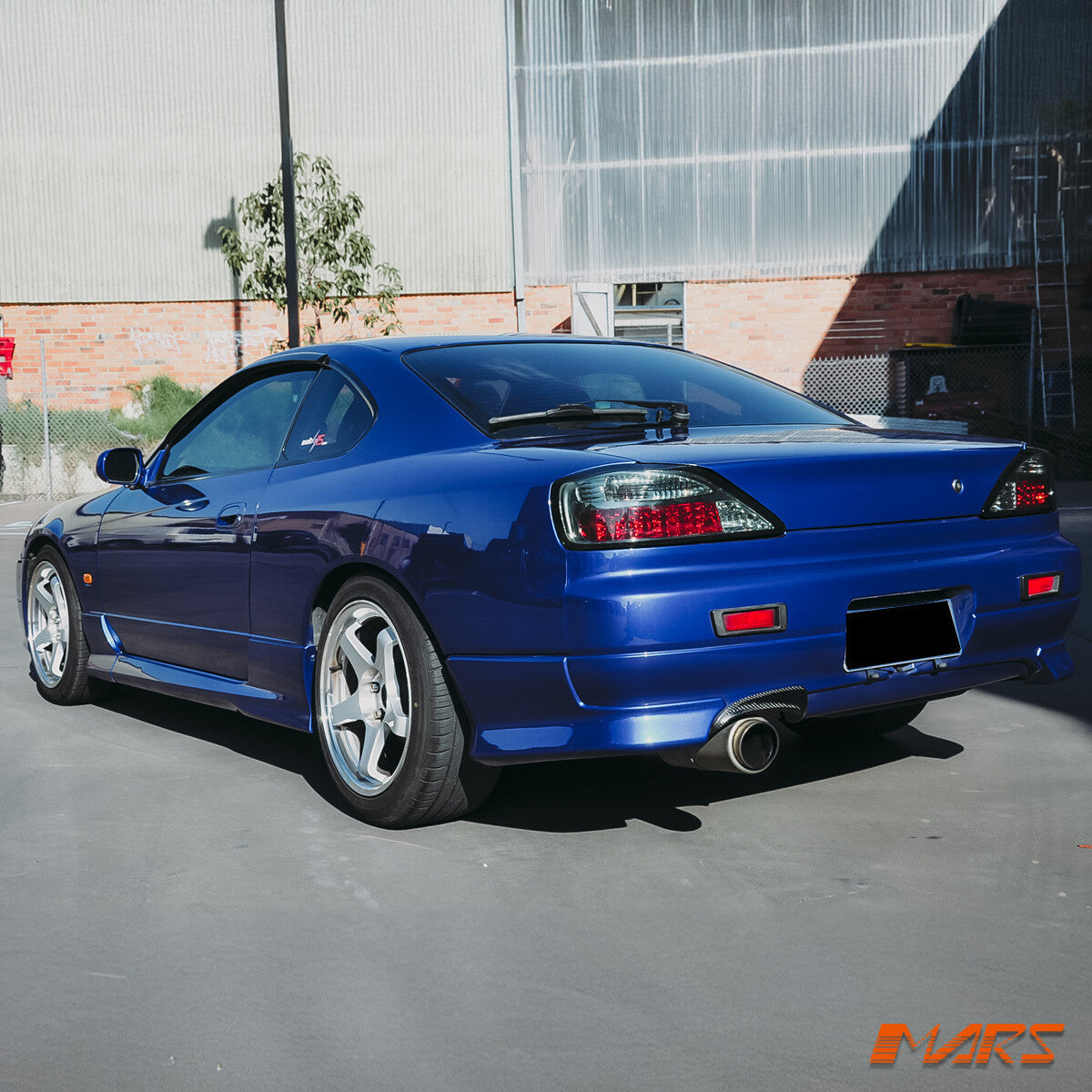 YOSHIO STYLE Smoked Black LED Tail Lights for NISSAN Silvia 200SX S15 Coupe
