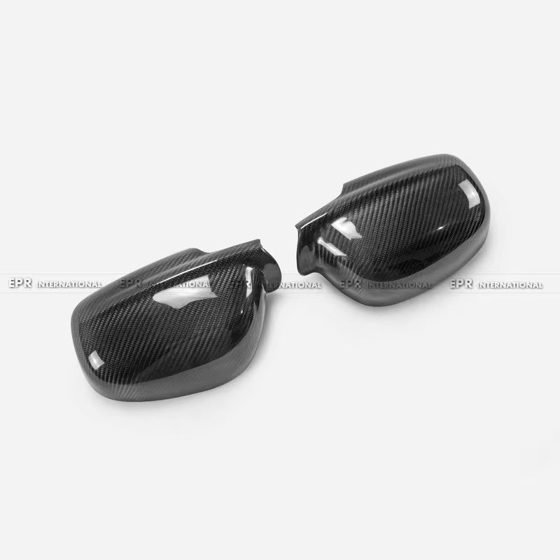 For Nissan Skyline R34 Carbon Fiber Mirror Covers - OEM Style Side Mirror Caps 1999-2002