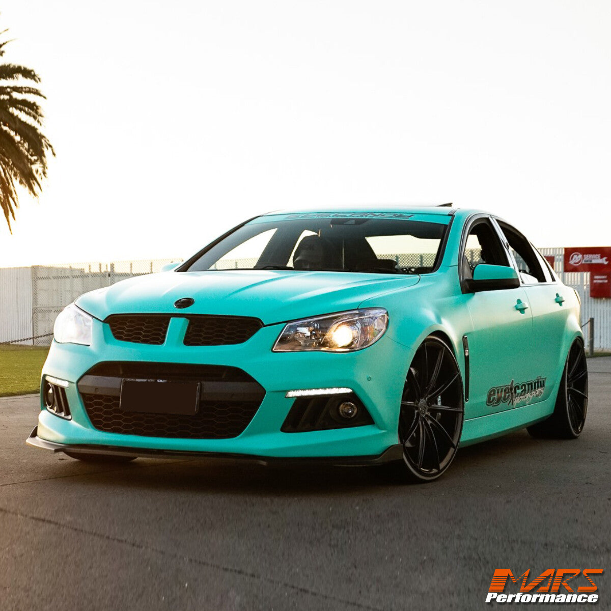 Black Bumper Bar Lip Spoiler for HSV GEN-F Clubsport Maloo R8 Senator Bodykit