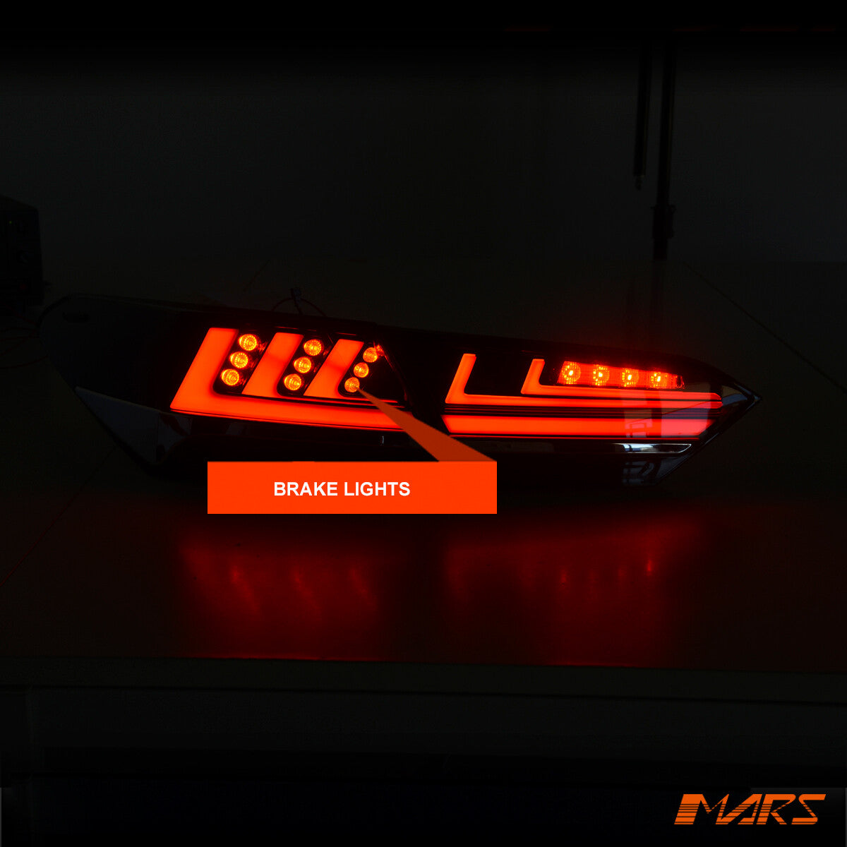 3D Stripe Bar Full LED Sequential Indicator Tail Lights for Toyota Camry 2018-22