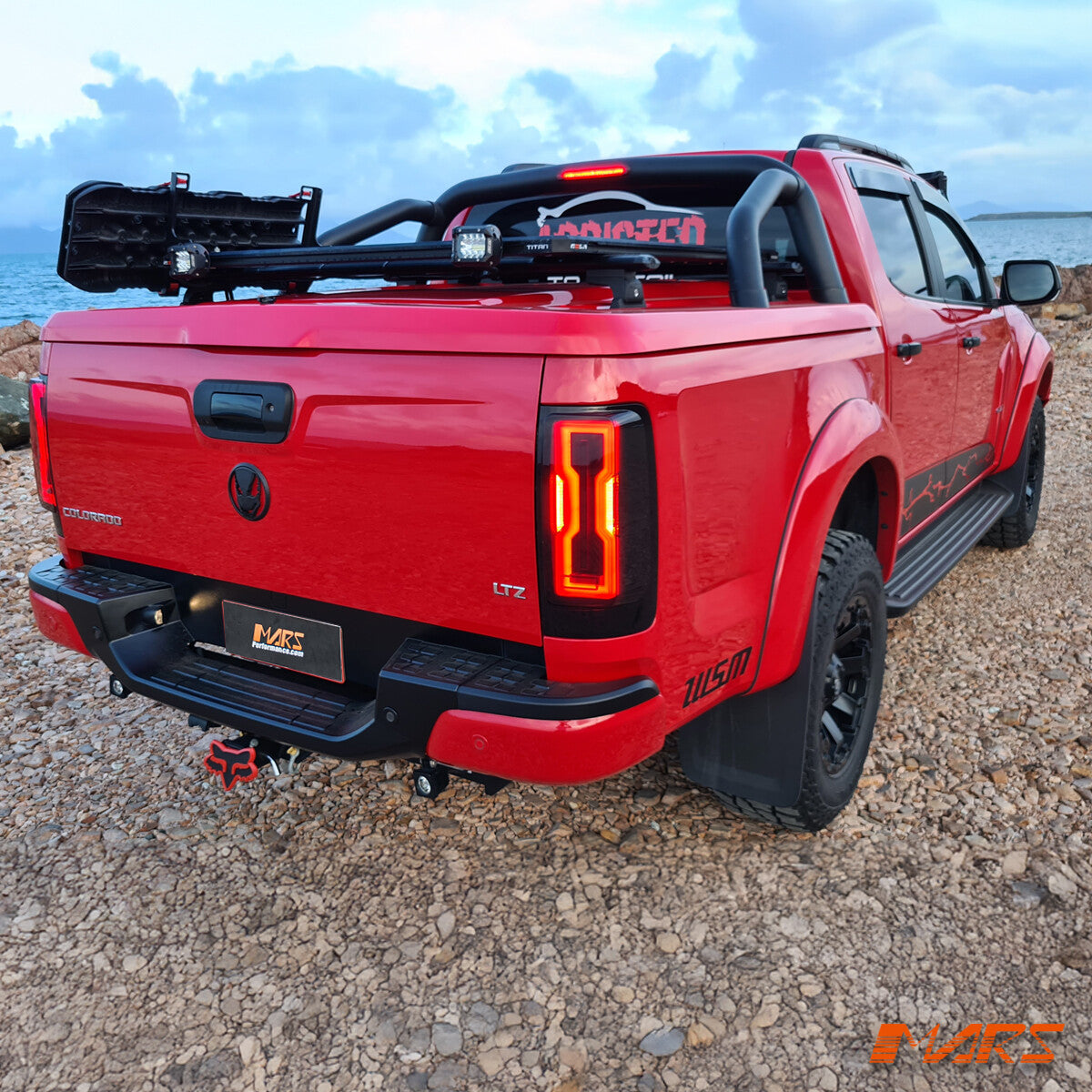 Full LED Sequential Indicator 3D Bar Taillights for Holden Colorado RG UTE 12-20