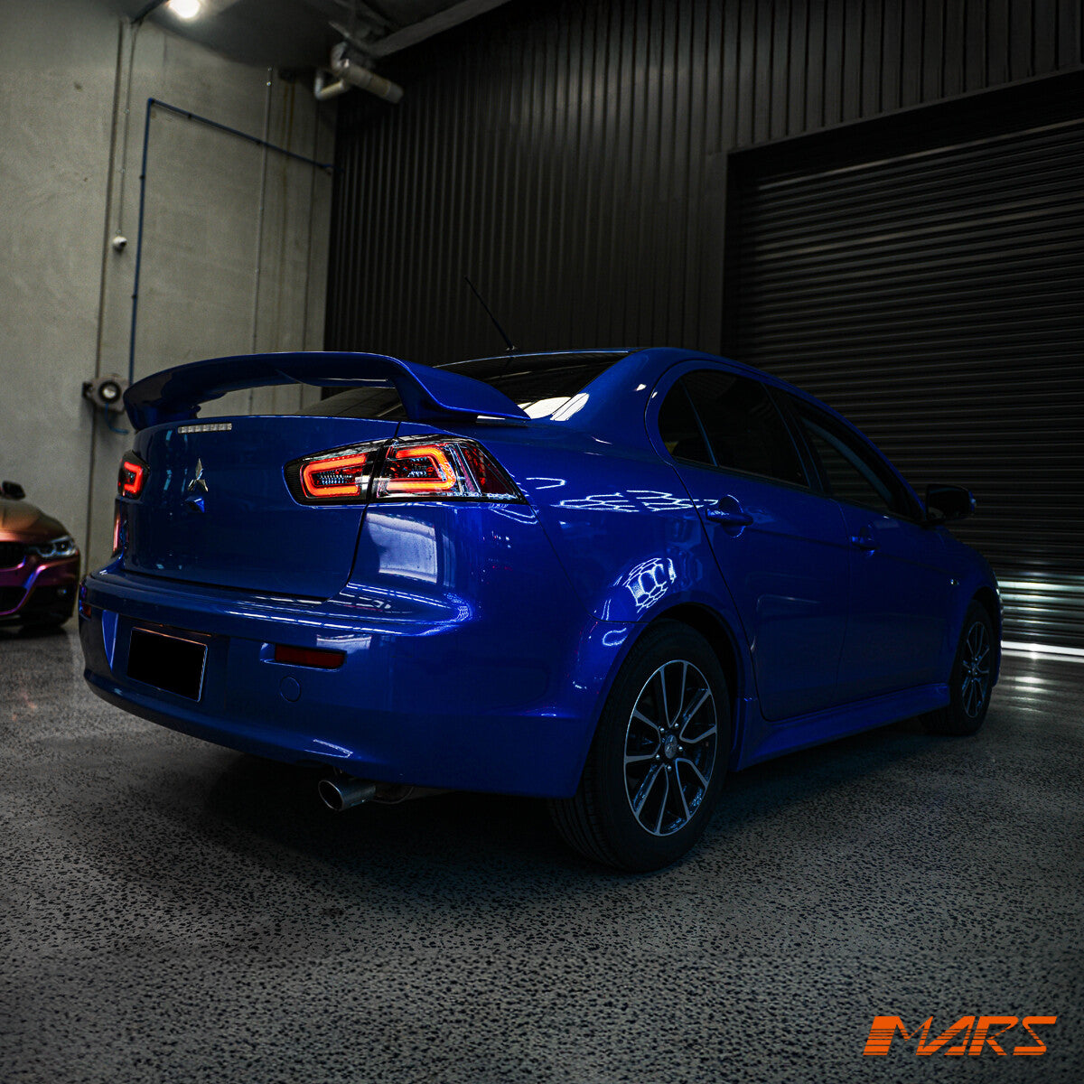 MARS Full Smoked LED Tail Lights for MITSUBISHI LANCER CJ CF SEDAN 07-19 EVO X