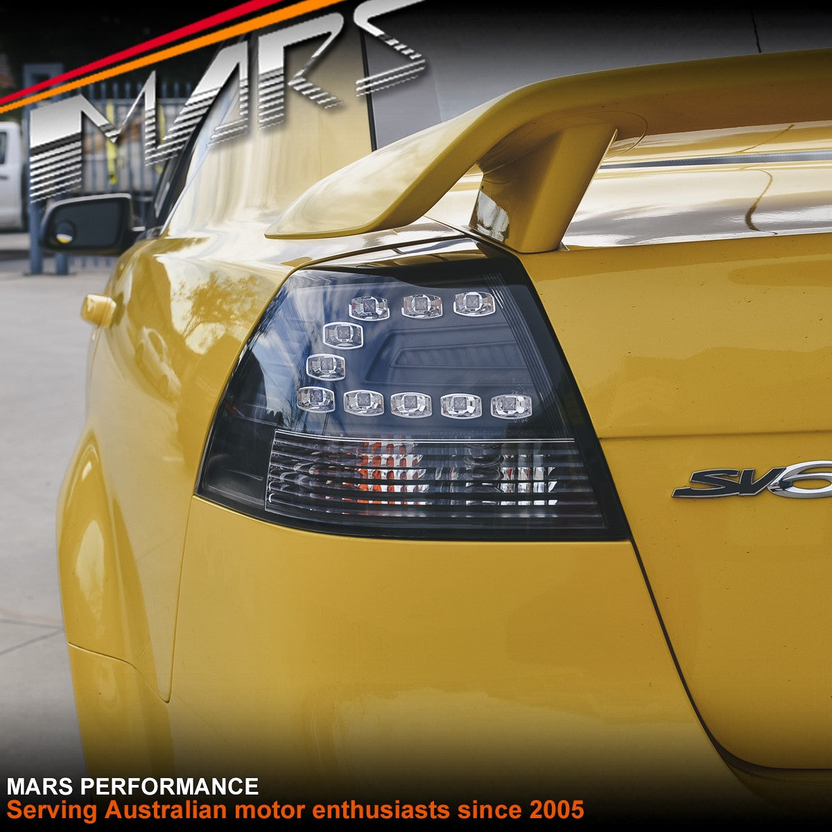 Black LED Tail Lights for Holden Commodore VE Sedan Omega SV6 SS-V Series 1 2