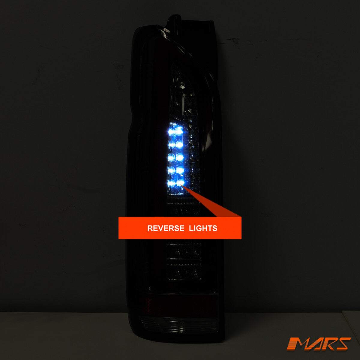 Smoked Black Full LED 3D Stripe Tail Lights for Toyota Hiace VAN 05-18 Taillight