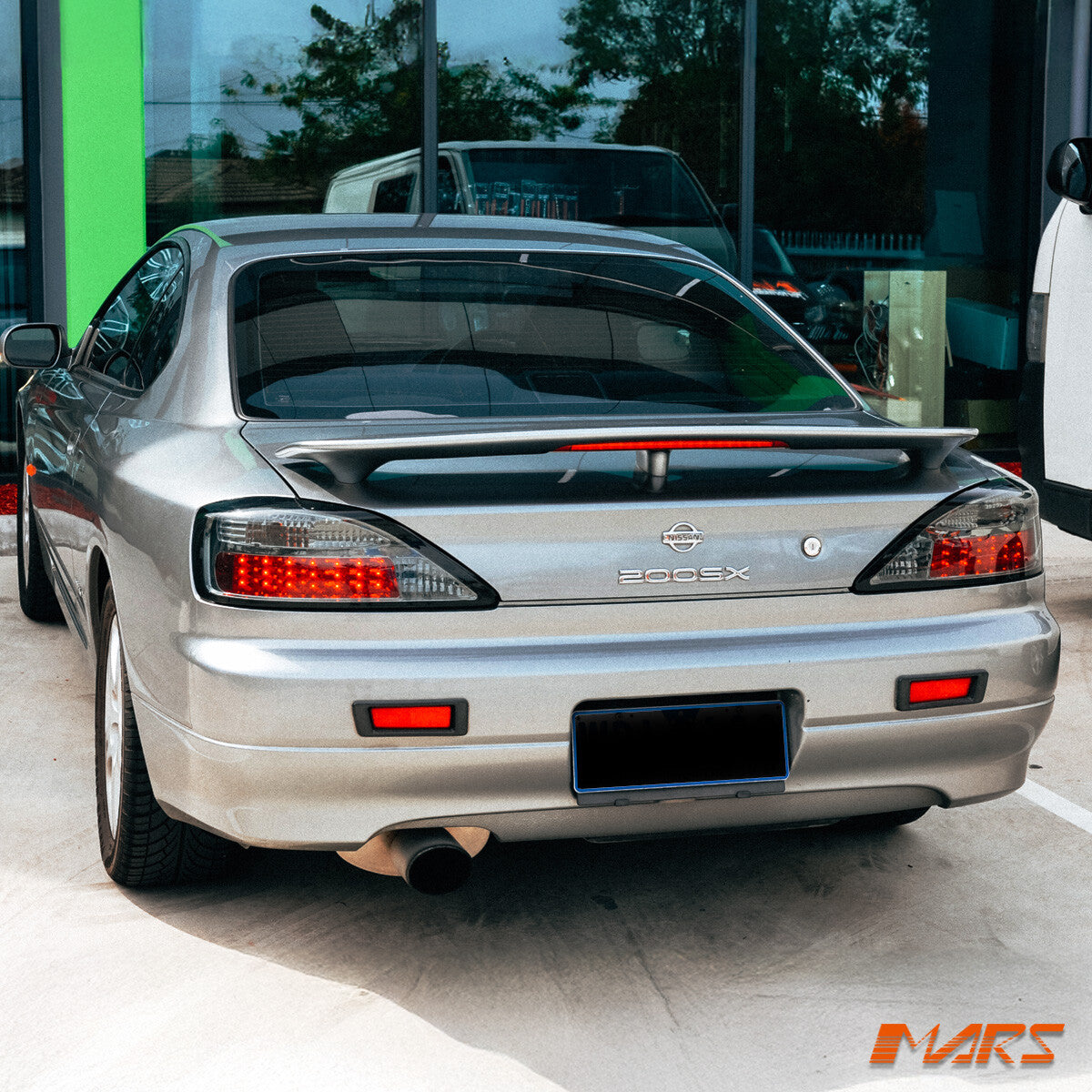 YOSHIO STYLE Smoked Black LED Tail Lights for NISSAN Silvia 200SX S15 Coupe