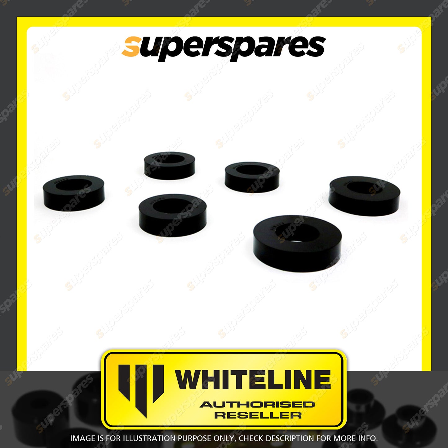 Whiteline Rear Subframe Align Lock Kit Bushing for NISSAN SKYLINE R32 R33 R34
