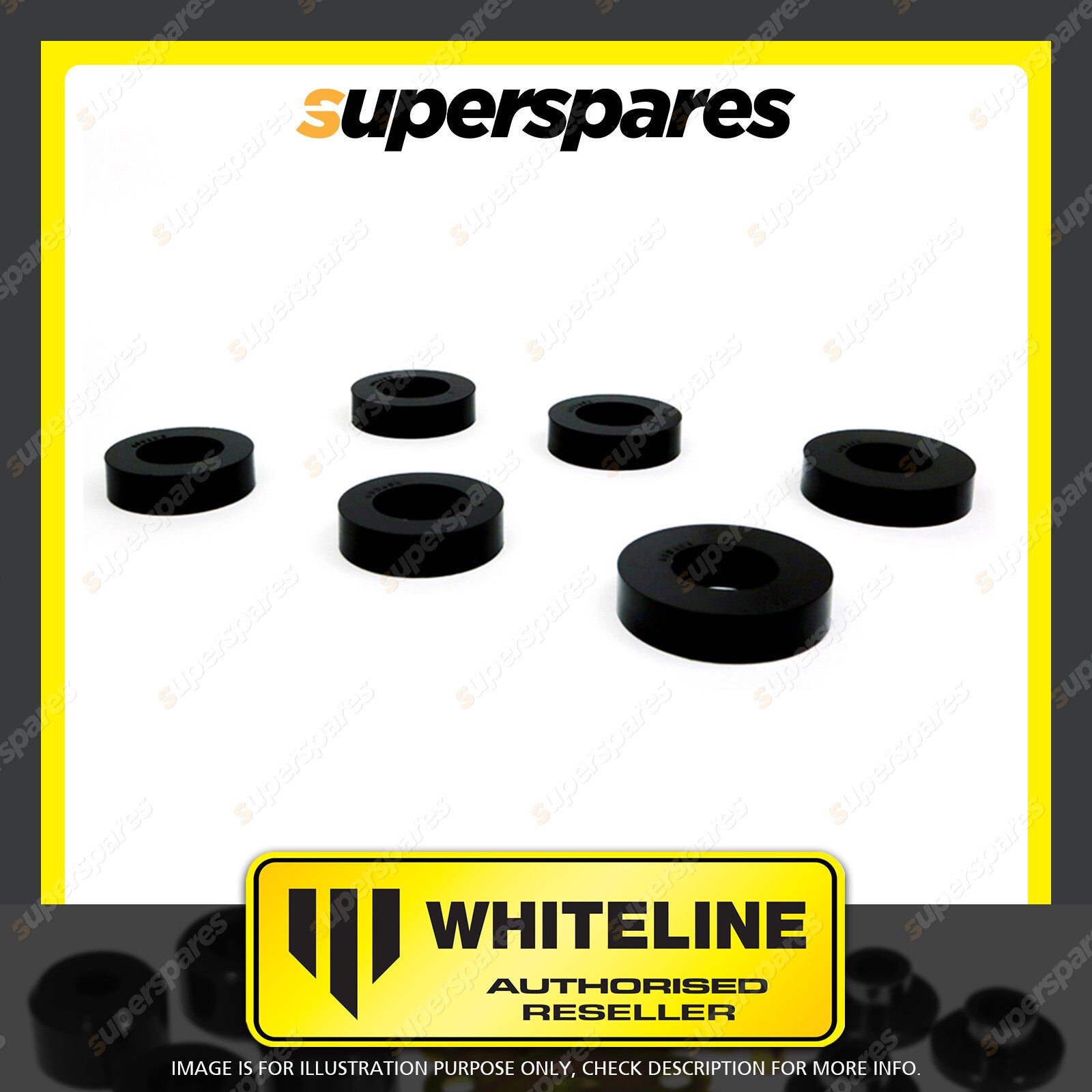 Whiteline Rear Subframe Align Lock Kit Bushing for NISSAN SKYLINE R32 R33 R34