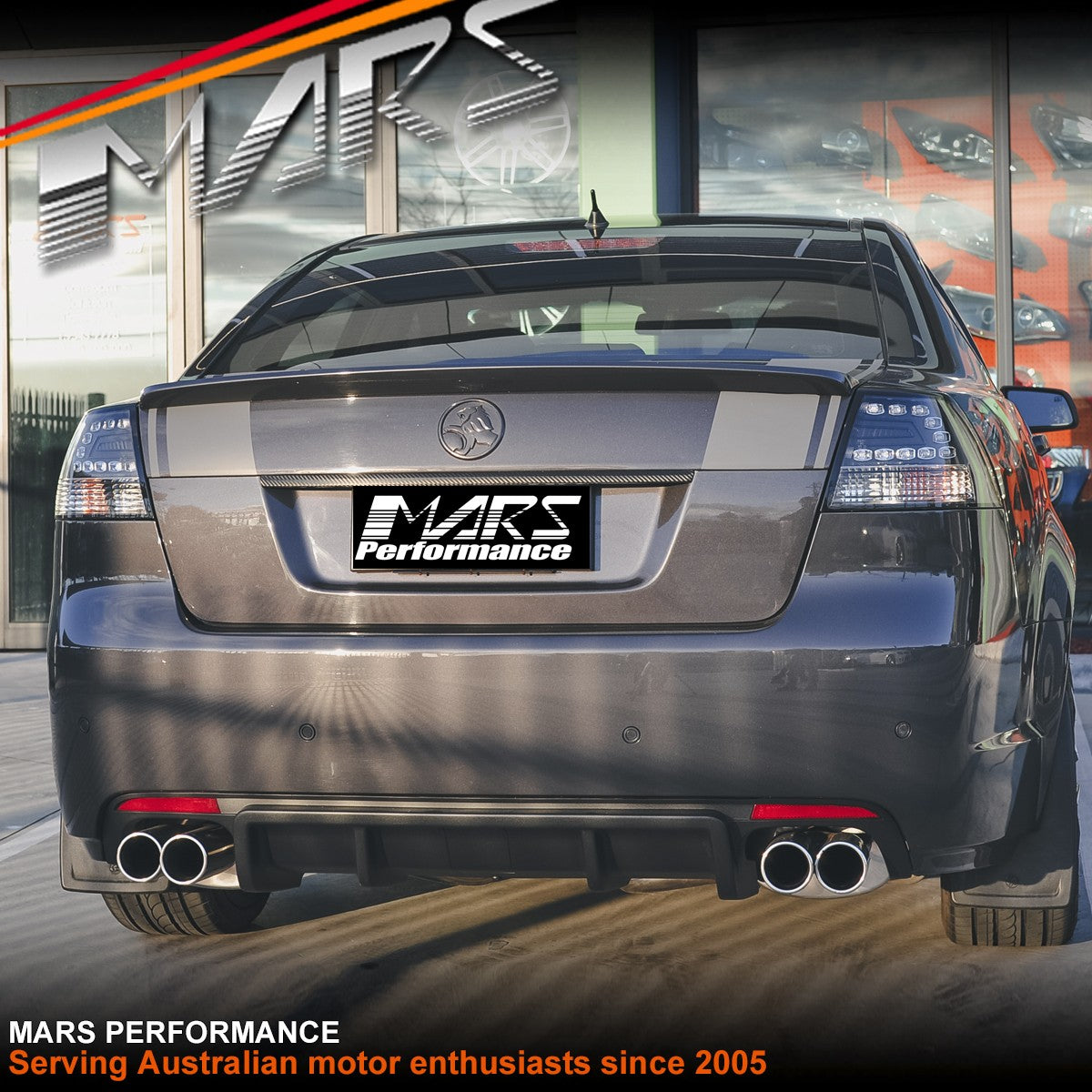 Black LED Tail Lights for Holden Commodore VE Sedan Omega SV6 SS-V Series 1 2