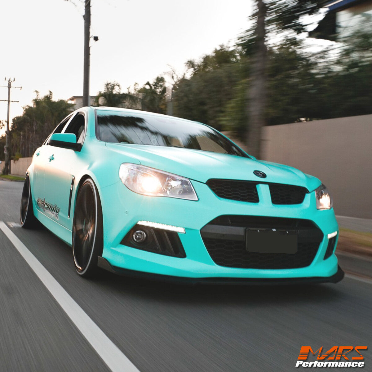 Black Bumper Bar Lip Spoiler for HSV GEN-F Clubsport Maloo R8 Senator Bodykit