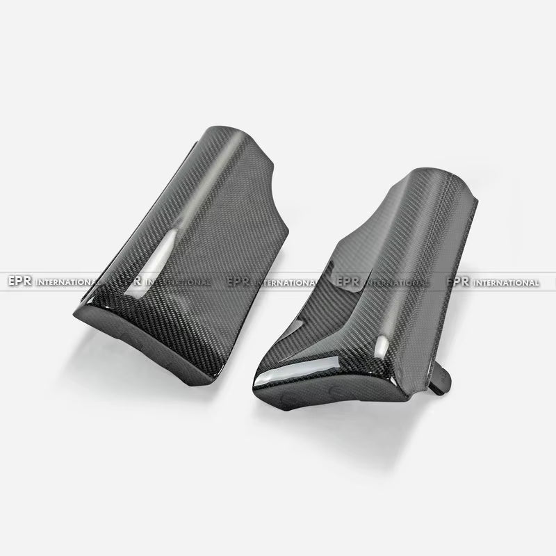 For Nissan Skyline R34 GTR OEM Style Carbon Fender Mug Guards (2PCS) - Front Wheel Arch Covers 1999-2002