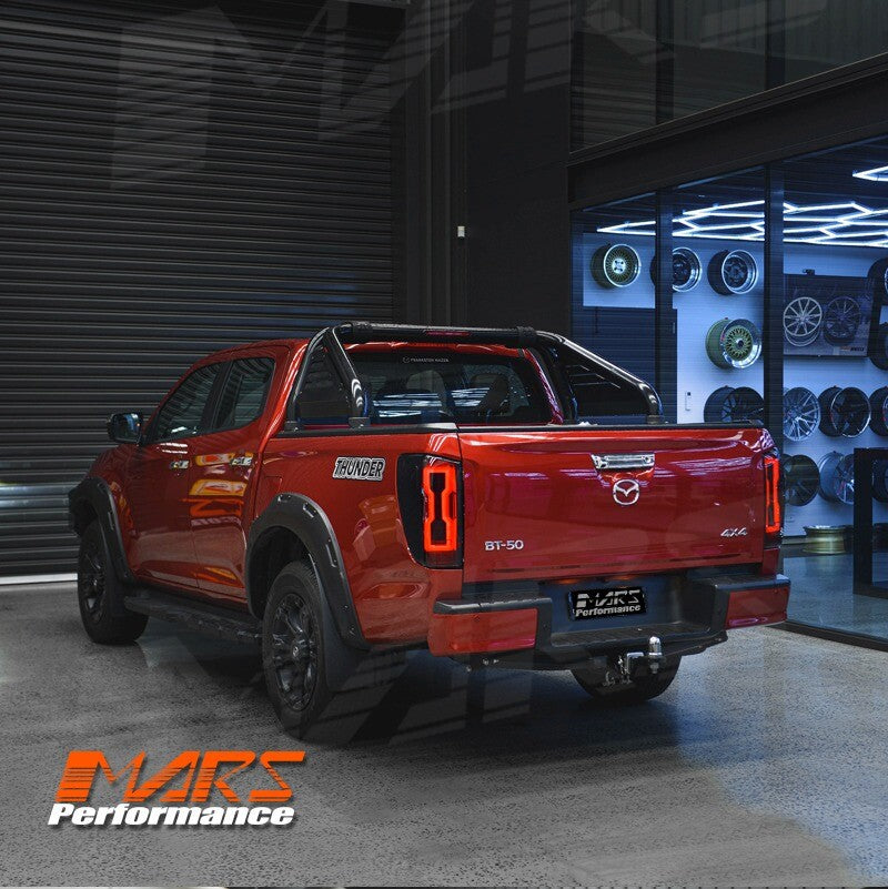Smoke Full LED Sequential Indicator Tail Lights for MAZDA BT-50 UTE TF 2020-2024