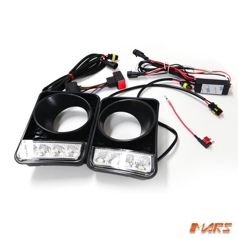 Bumper Bar LED DRL Fog Light Covers for Holden Commodore VE Serie 1 SV6 SSV SS