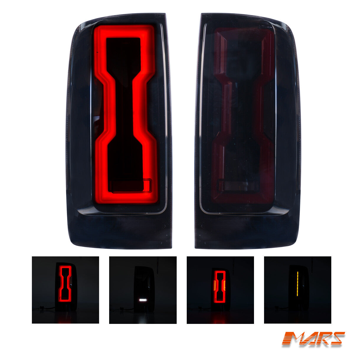 Full LED Sequential Indicator 3D Bar Taillights for Holden Colorado RG UTE 12-20