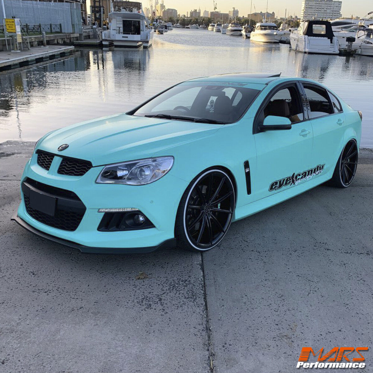 Black Bumper Bar Lip Spoiler for HSV GEN-F Clubsport Maloo R8 Senator Bodykit