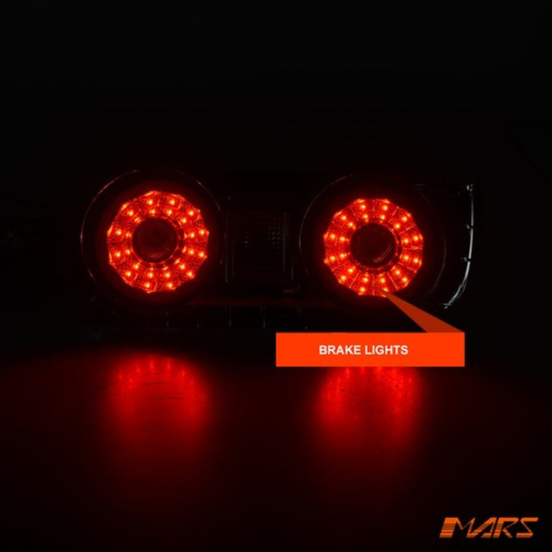 R35 GTR Style LED Tail Lights for Nissan R32 Skyline Coupe GTS-T GT-R RB250DET