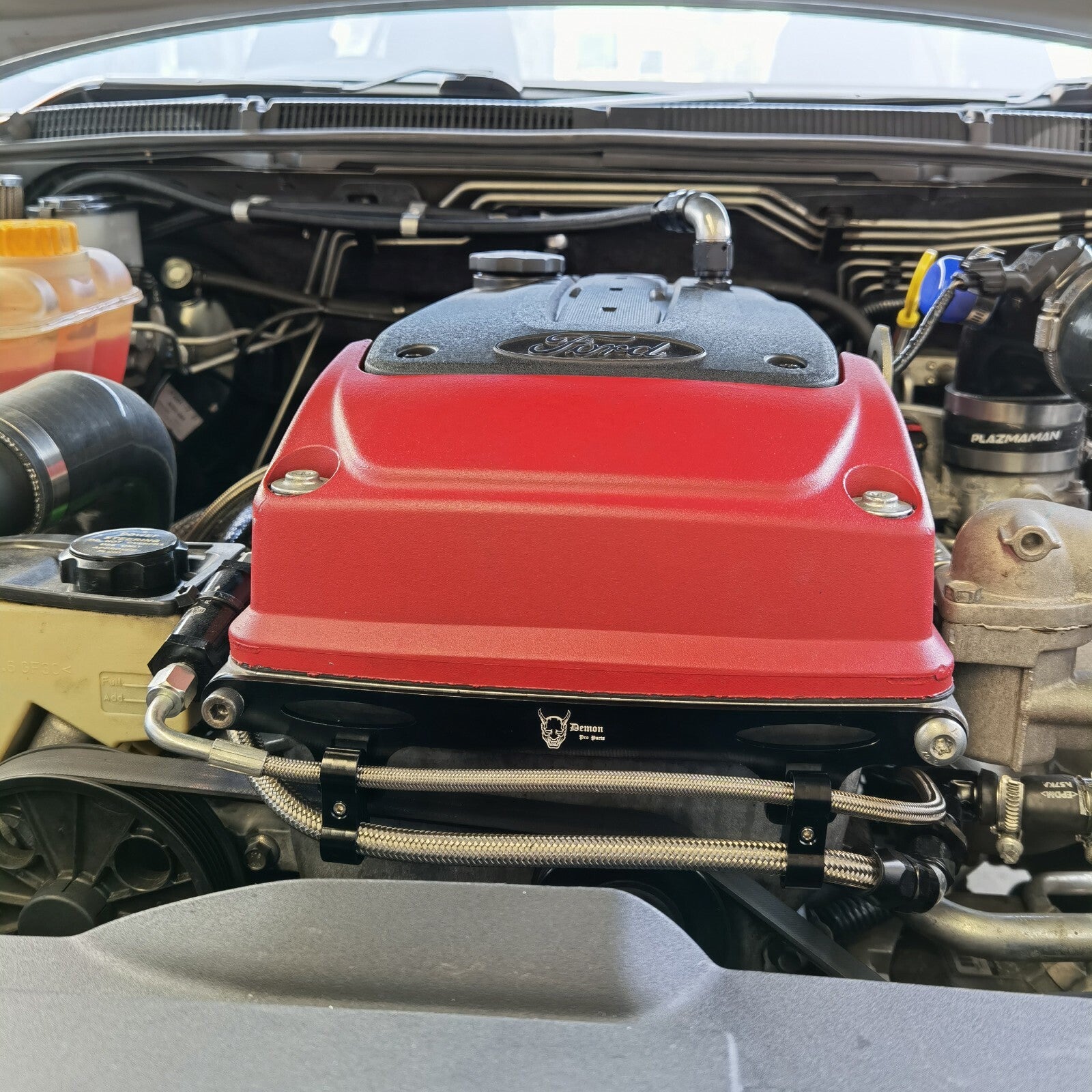 Braided Turbo Water Feed Line Kit for Ford Falcon Barra BA BF FG XR6 G6E 4.0L