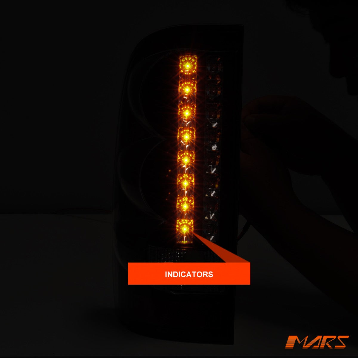 Smoked LED Indicator Tail Lights for Toyota Hilux Vigo 2004-2005 UTE Pick up SR5