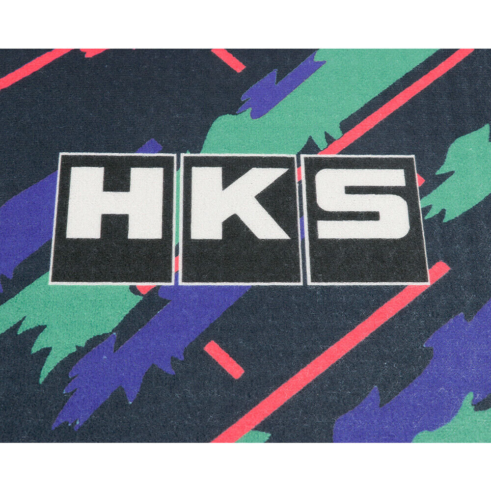 4Pcs/Set JDM HKS Le Mans Confetti Fabric Floor Mats Car Interior Carpets