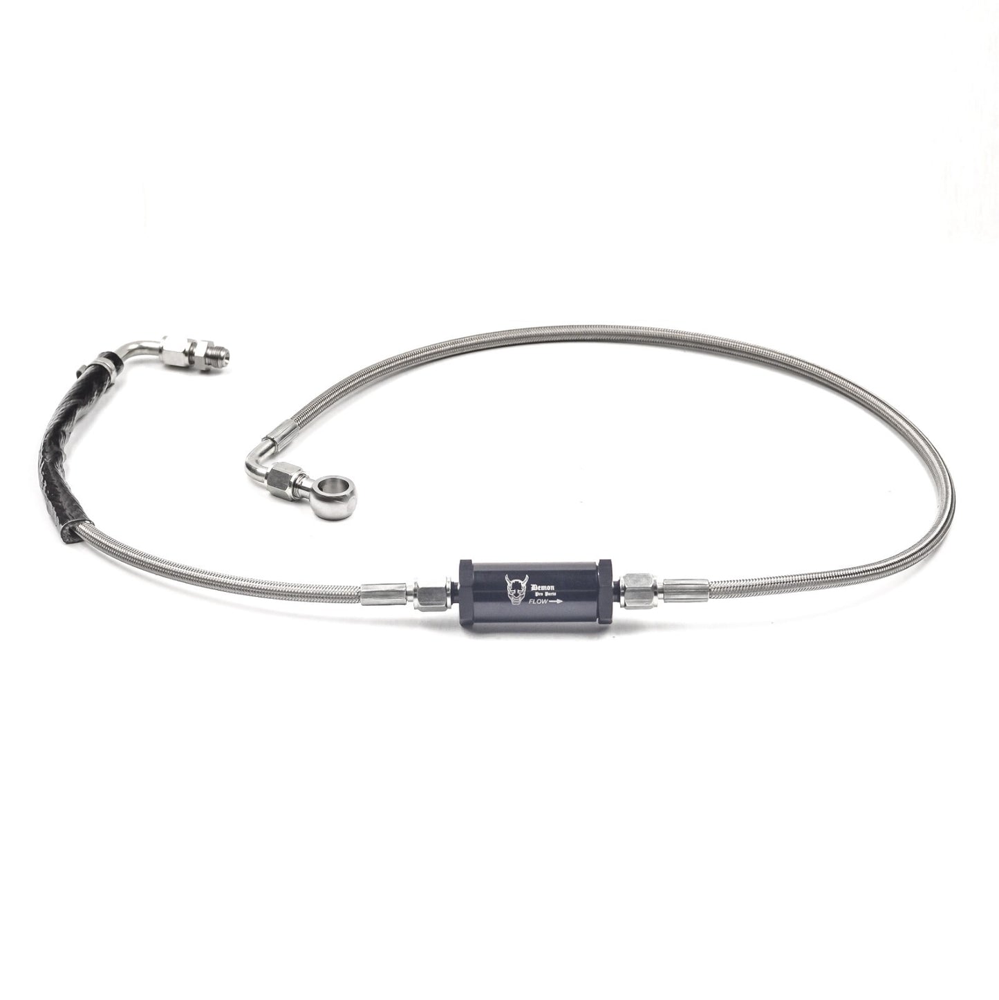 Braided Turbo Oil Feed Line Kit for Ford Falcon BA BF FG FGX 4.0L Barra AN4 Gen2