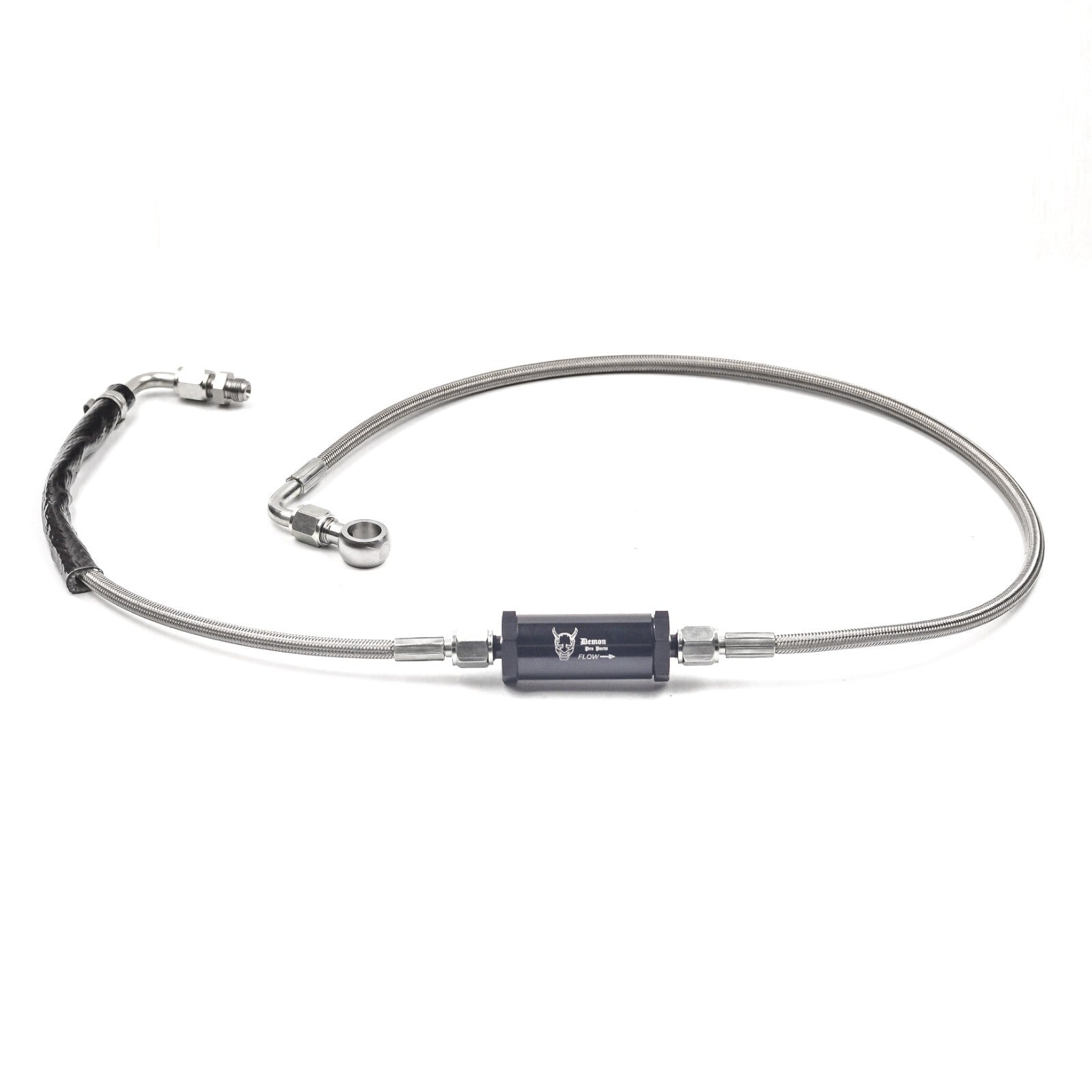 Braided Turbo Oil Feed Line Kit for Ford Falcon BA BF FG FGX 4.0L Barra AN4 Gen2