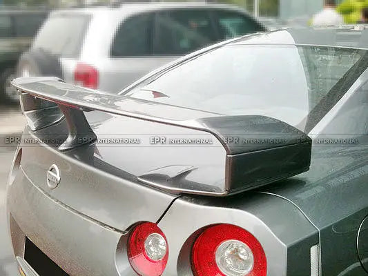 For Nissan R35 GTR GT-R Fiber Glass FRP Unpainted Rear Wing Leg Spoiler Raise Lifter Block Stand Trim Bodykits
