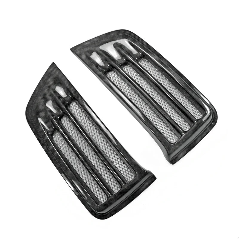 For Nissan R35 GTR 2007-2011 CS Style Rear Bumper Duct - Carbon Fiber/Glass Fiber Cooling Vent for GT-R JDM Aero