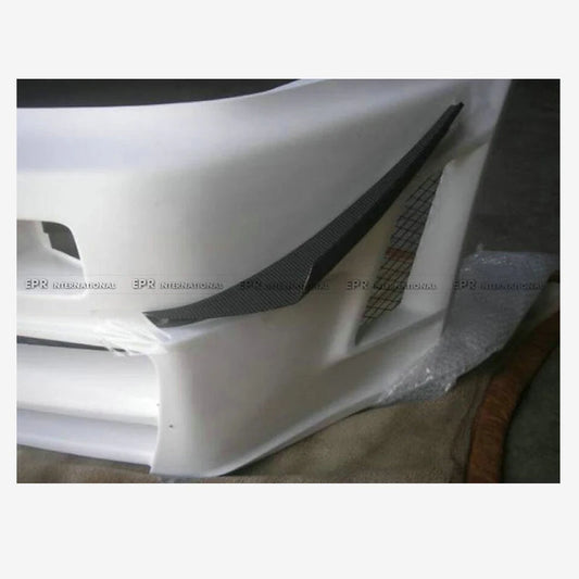 For Nissan Skyline R34 GTR Z-Tune Style Front Bumper Canards (2PCS) Real Carbon Fiber Aero Splitters Nismo 99-02