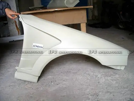 For Nissan Skyline R34 GTR Do-Luck Style Front Fenders - Dry Carbon Fiber/Frp Widebody Pair 1999-2002