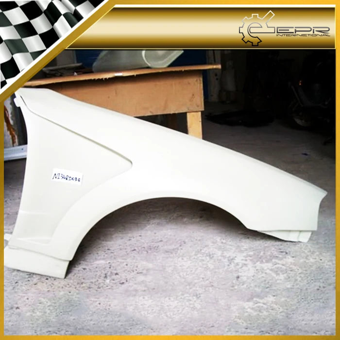 For Nissan Skyline R34 GTR Do-Luck Style Front Fenders - Dry Carbon Fiber/Frp Widebody Pair 1999-2002