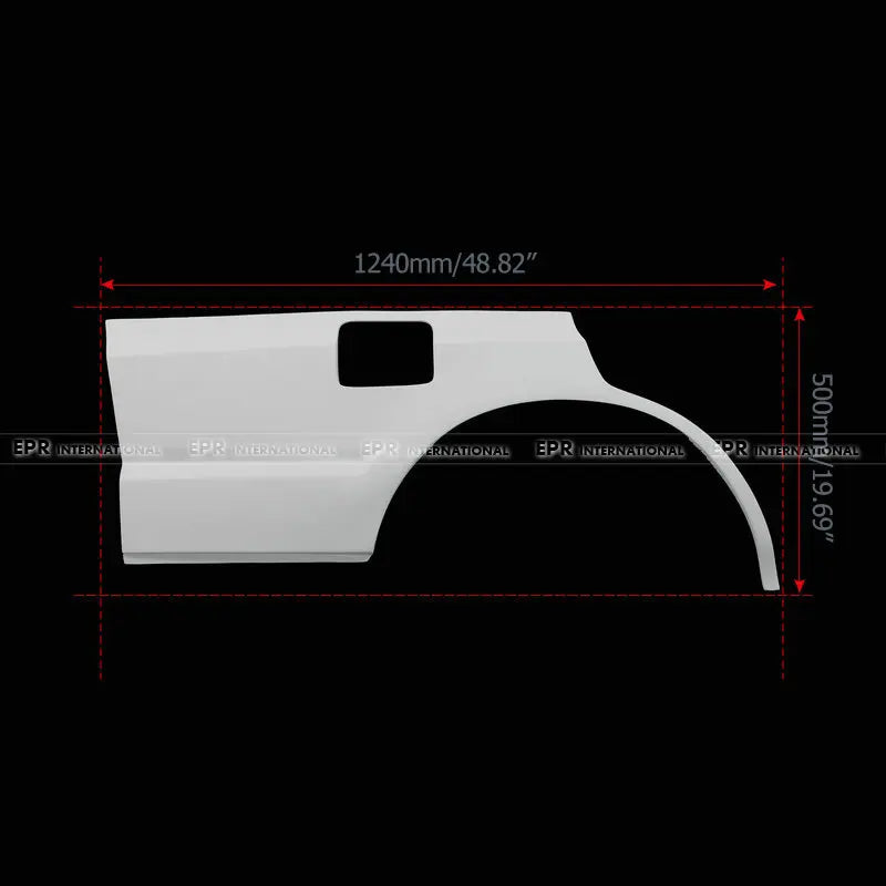 For Nissan Skyline R34 GTT 4DR Sedan FRP Rear Fenders 4PC Set - OEM Fit 1998-2002