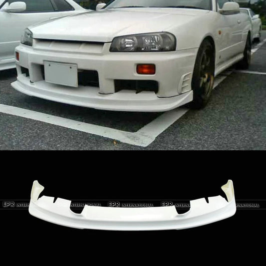 For Skyline R34 GTT ER34 HSM Type Front Lip (Pre-Facelift Only)