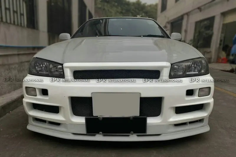 For Skyline R34 GTT GTR Conversion Kit Stune Front Bumper(Can Only Fitted with Conversion Hood)