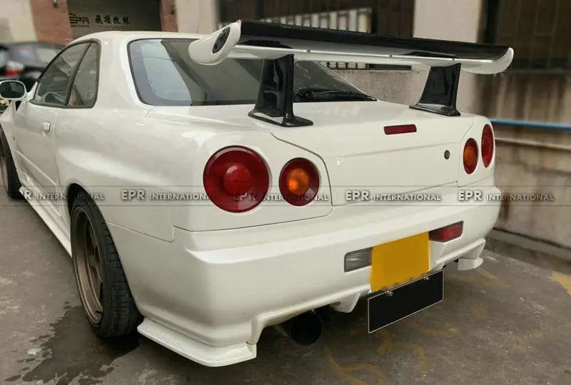 For Nissan Skyline R34 GTT ESB Style FRP Rear Bumper - OEM Fit 1998-2002