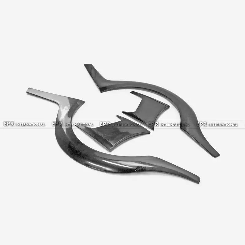 For Nissan R35 GTR 08-17 Rear Fender Flares W/Bumper Spats Addon FRP Unpainted