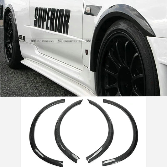 Glass Fiber for R34 GTR Superior AC Style Fender Flares 4Pcs