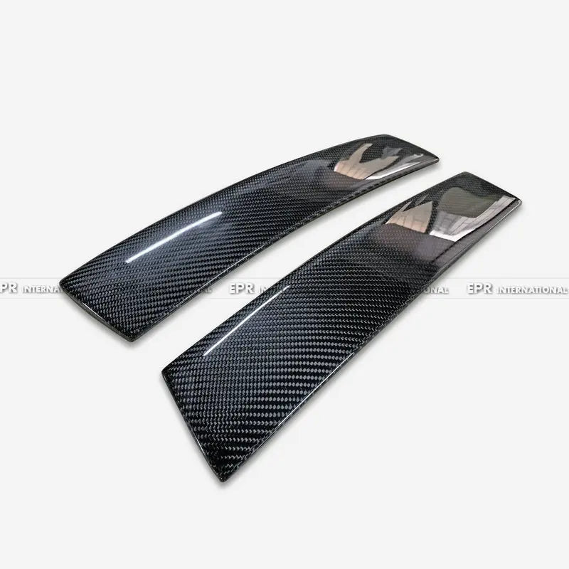 For Nissan Skyline R34 GTR Carbon Fiber B-Pillar Covers - OEM Style Exterior Trim 1999-2002