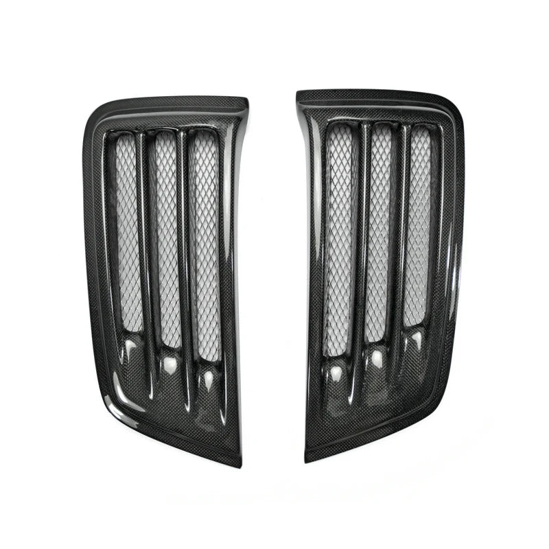 For Nissan R35 GTR 2007-2011 CS Style Rear Bumper Duct - Carbon Fiber/Glass Fiber Cooling Vent for GT-R JDM Aero
